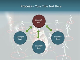 Connect Team Support PowerPoint Template