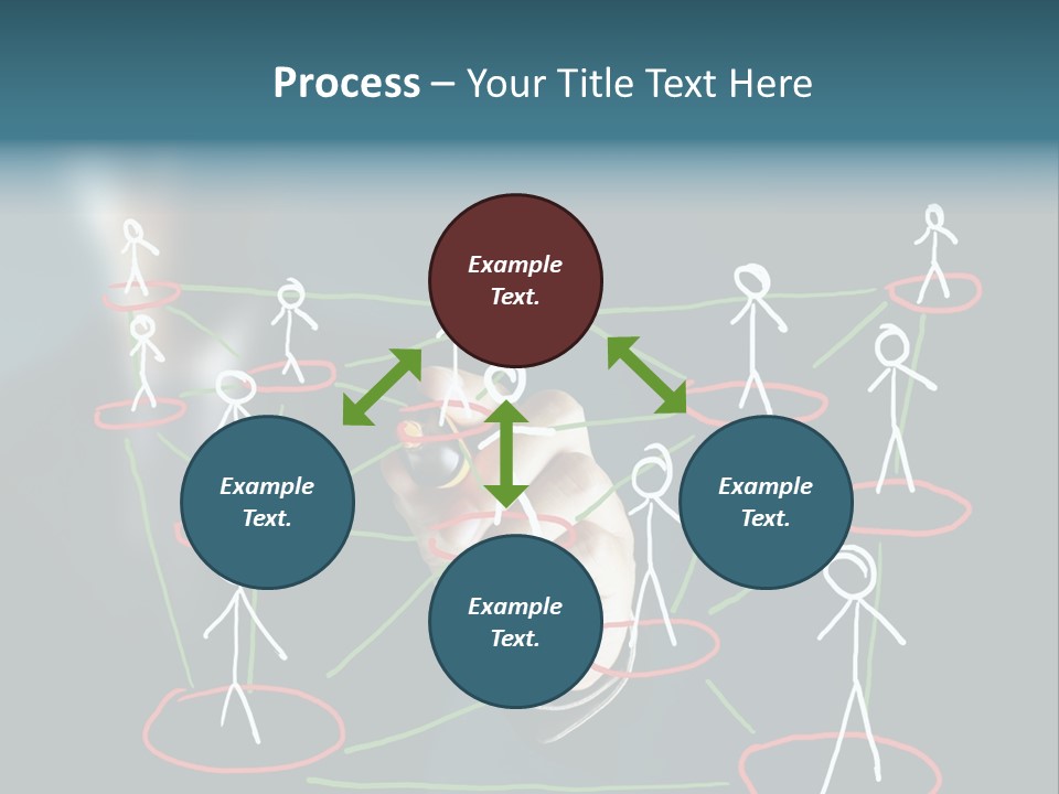 Connect Team Support PowerPoint Template