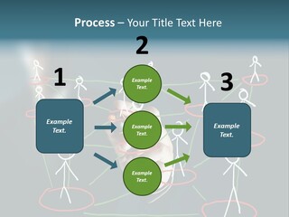 Connect Team Support PowerPoint Template