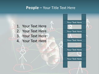 Connect Team Support PowerPoint Template
