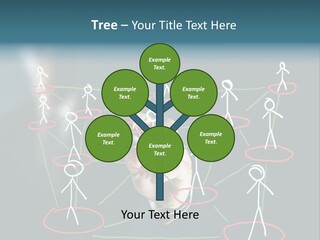 Connect Team Support PowerPoint Template