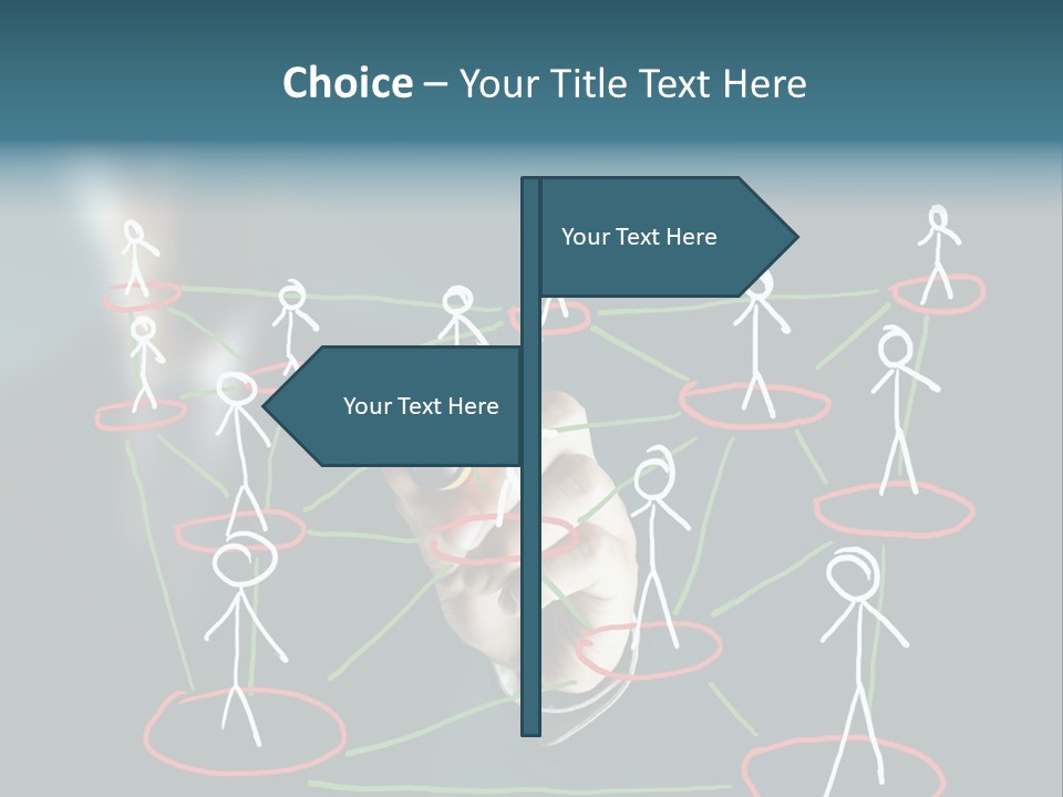 Connect Team Support PowerPoint Template