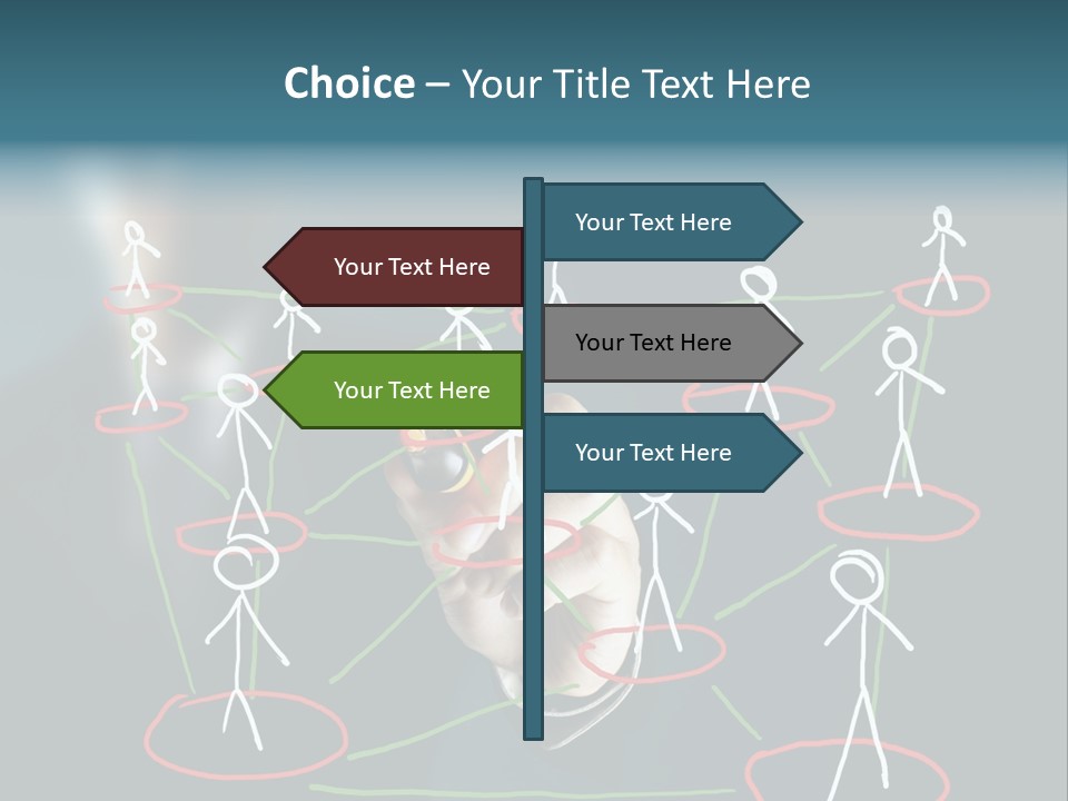 Connect Team Support PowerPoint Template