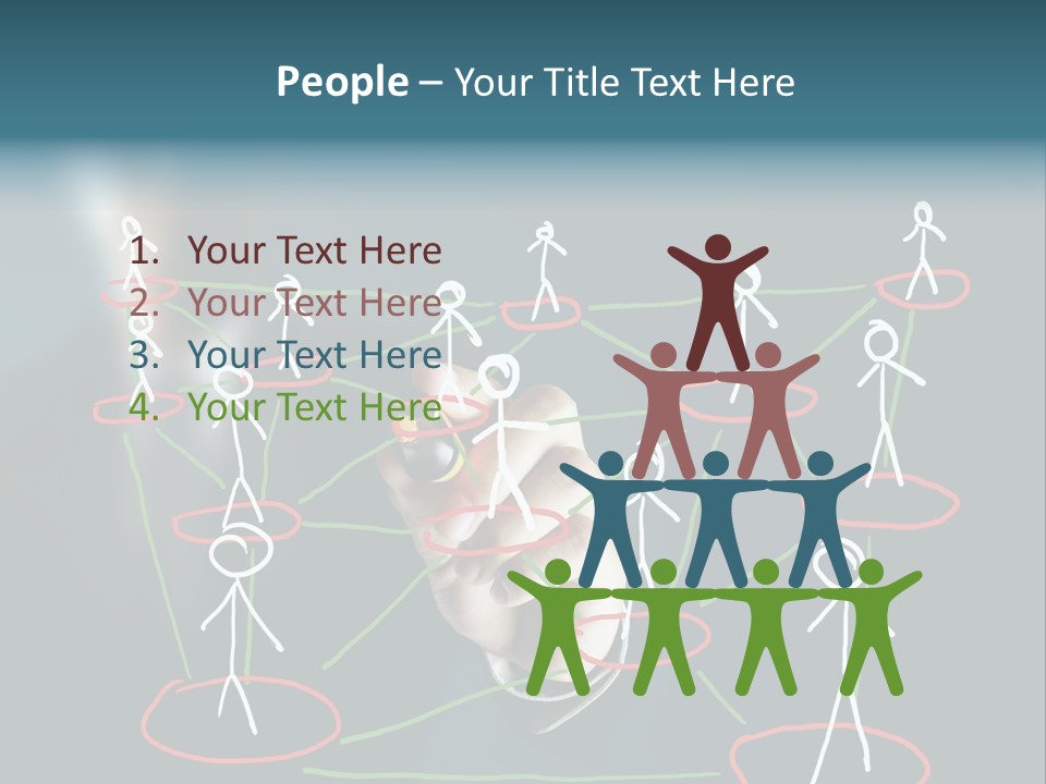 Connect Team Support PowerPoint Template