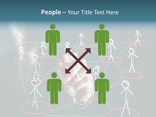 Connect Team Support PowerPoint Template