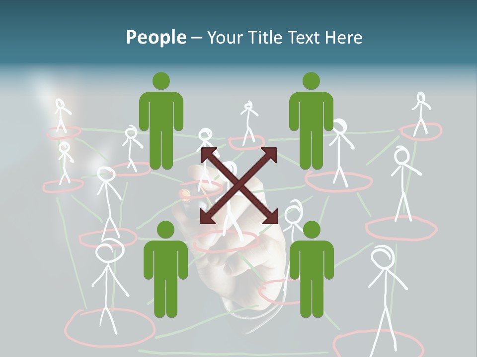 Connect Team Support PowerPoint Template