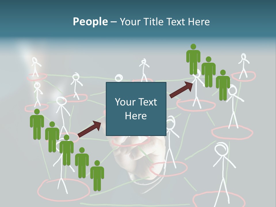 Connect Team Support PowerPoint Template