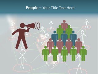 Connect Team Support PowerPoint Template