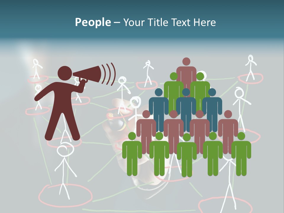 Connect Team Support PowerPoint Template