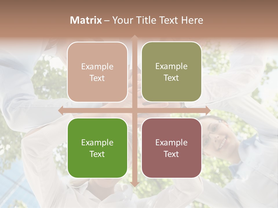 Businesspeople Unity Agree PowerPoint Template