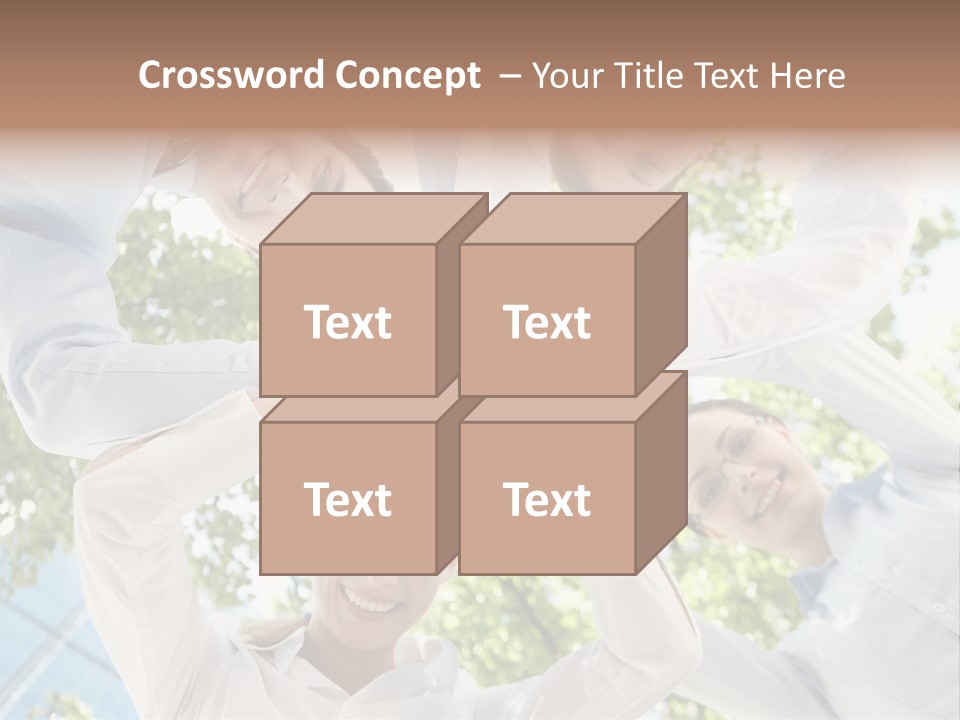 Businesspeople Unity Agree PowerPoint Template