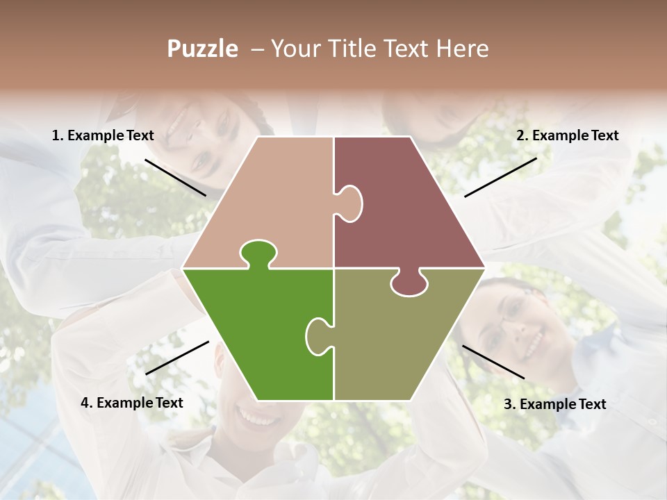 Businesspeople Unity Agree PowerPoint Template