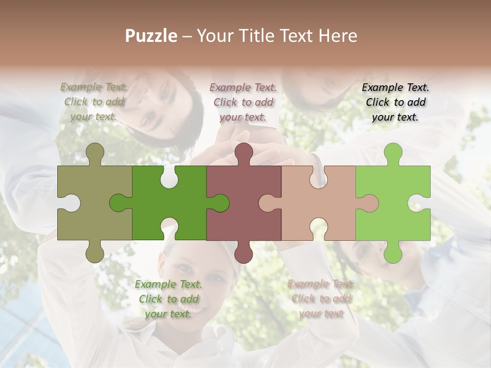 Businesspeople Unity Agree PowerPoint Template