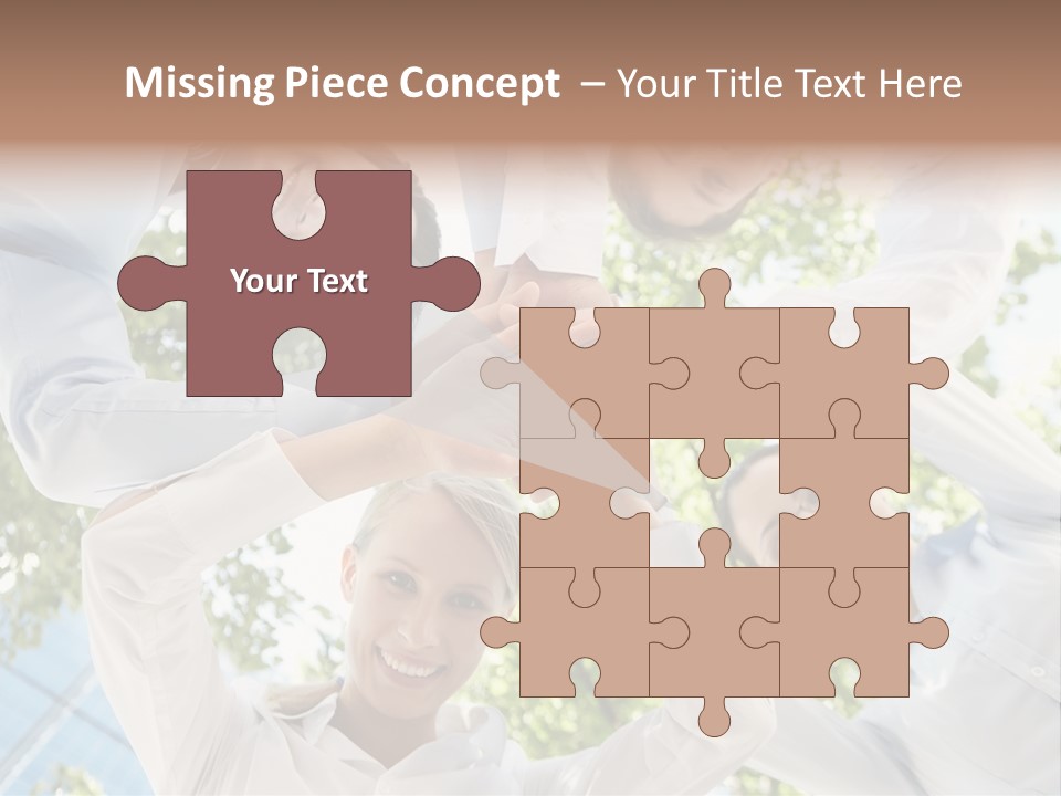 Businesspeople Unity Agree PowerPoint Template