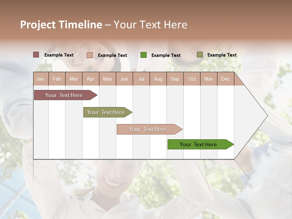 Businesspeople Unity Agree PowerPoint Template