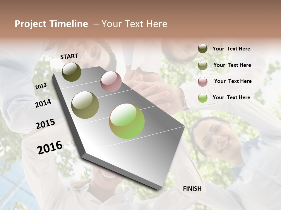 Businesspeople Unity Agree PowerPoint Template