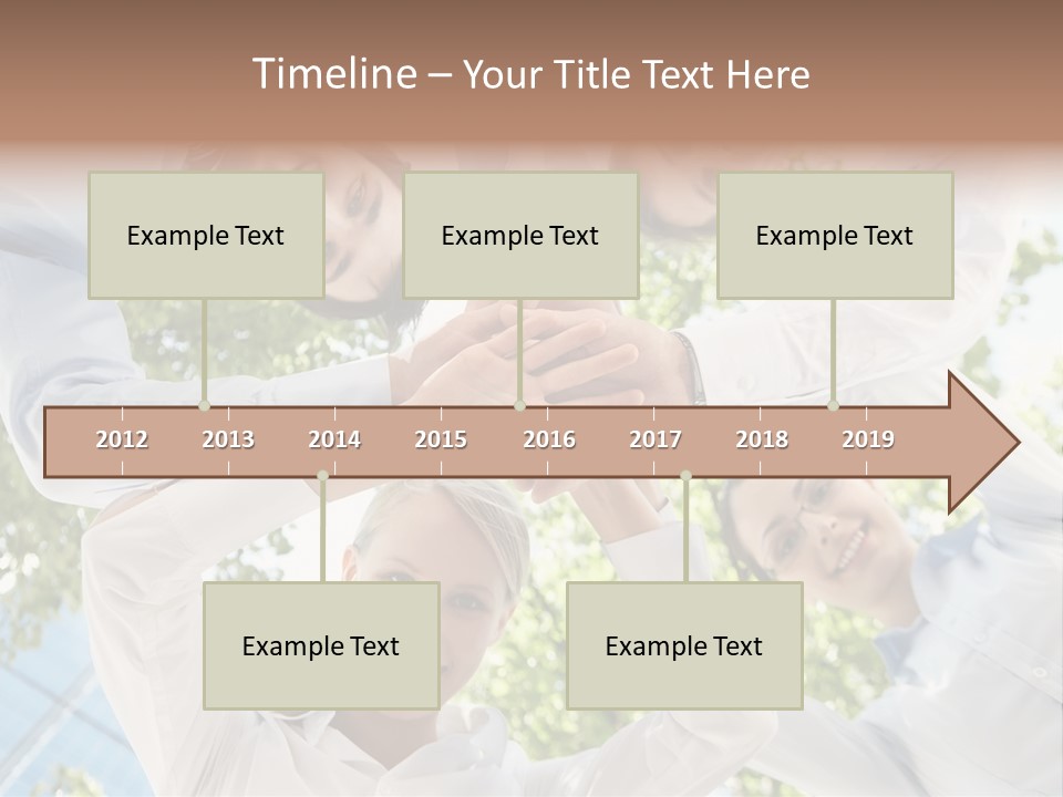 Businesspeople Unity Agree PowerPoint Template