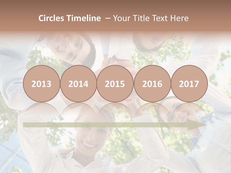 Businesspeople Unity Agree PowerPoint Template