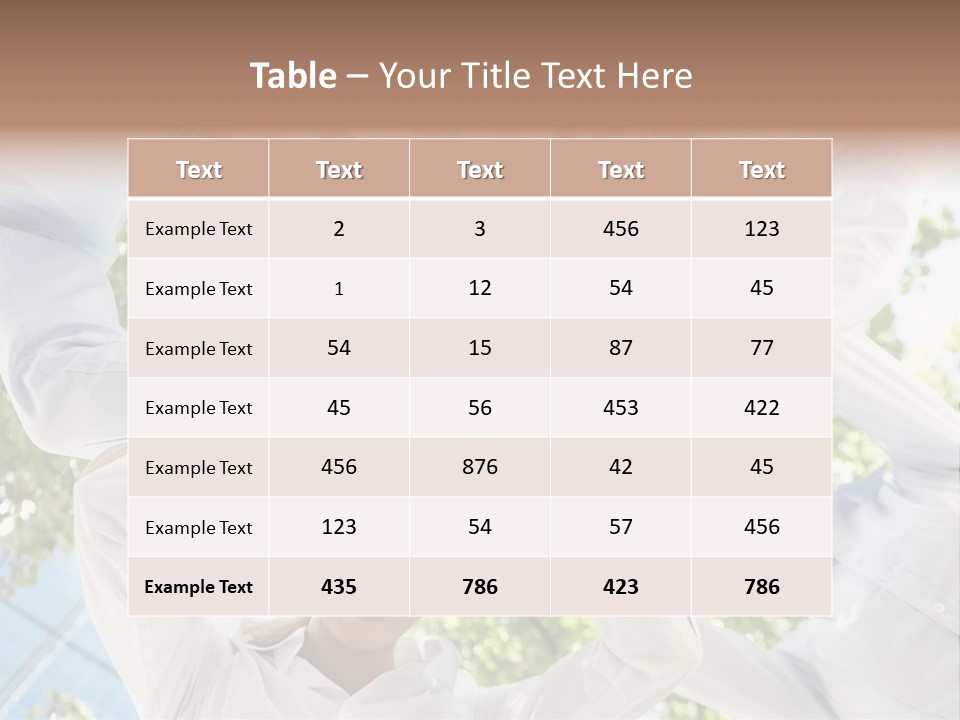 Businesspeople Unity Agree PowerPoint Template