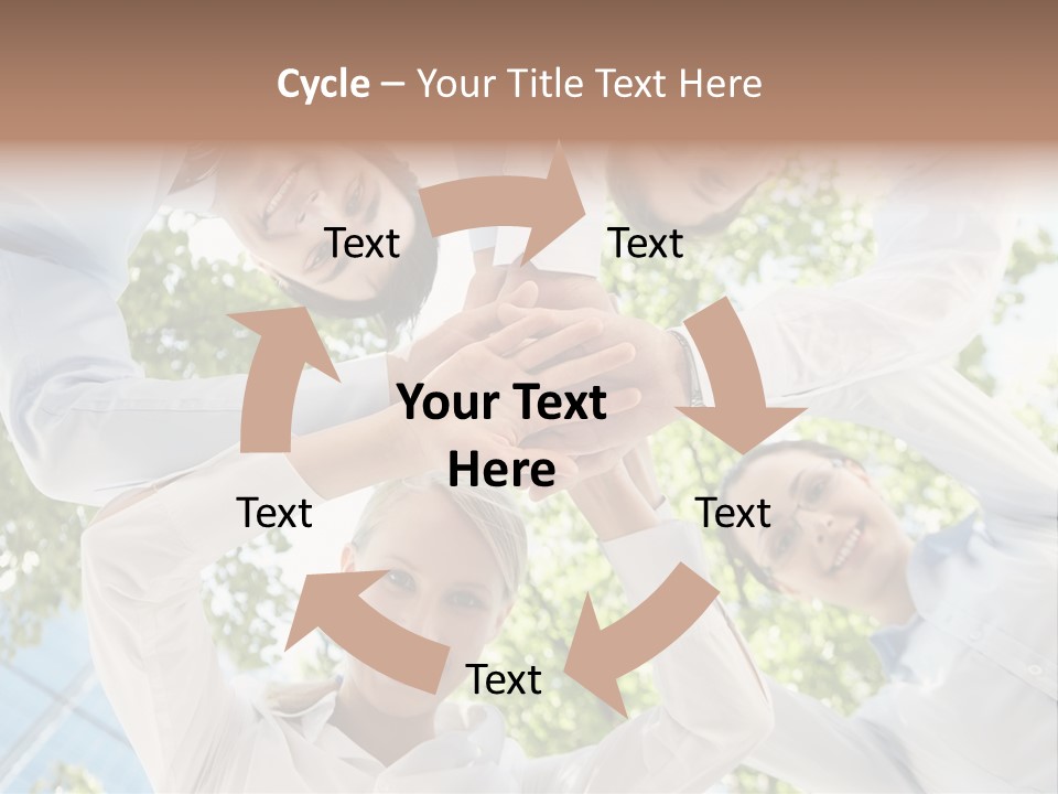 Businesspeople Unity Agree PowerPoint Template