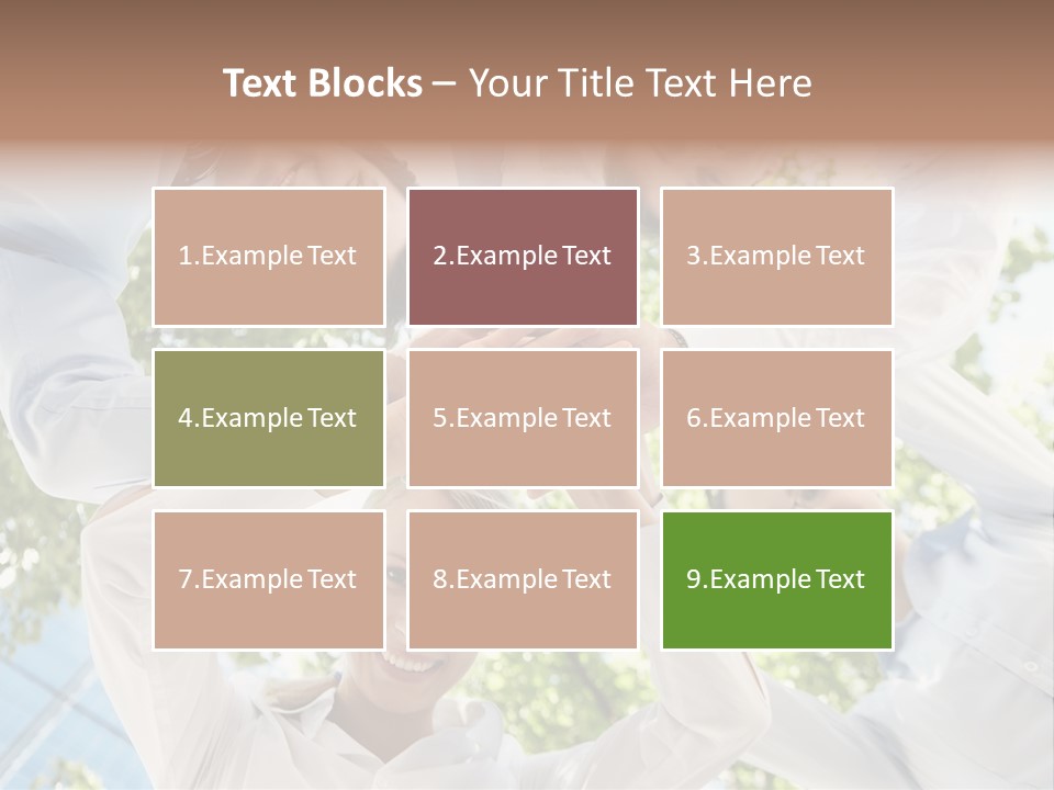 Businesspeople Unity Agree PowerPoint Template