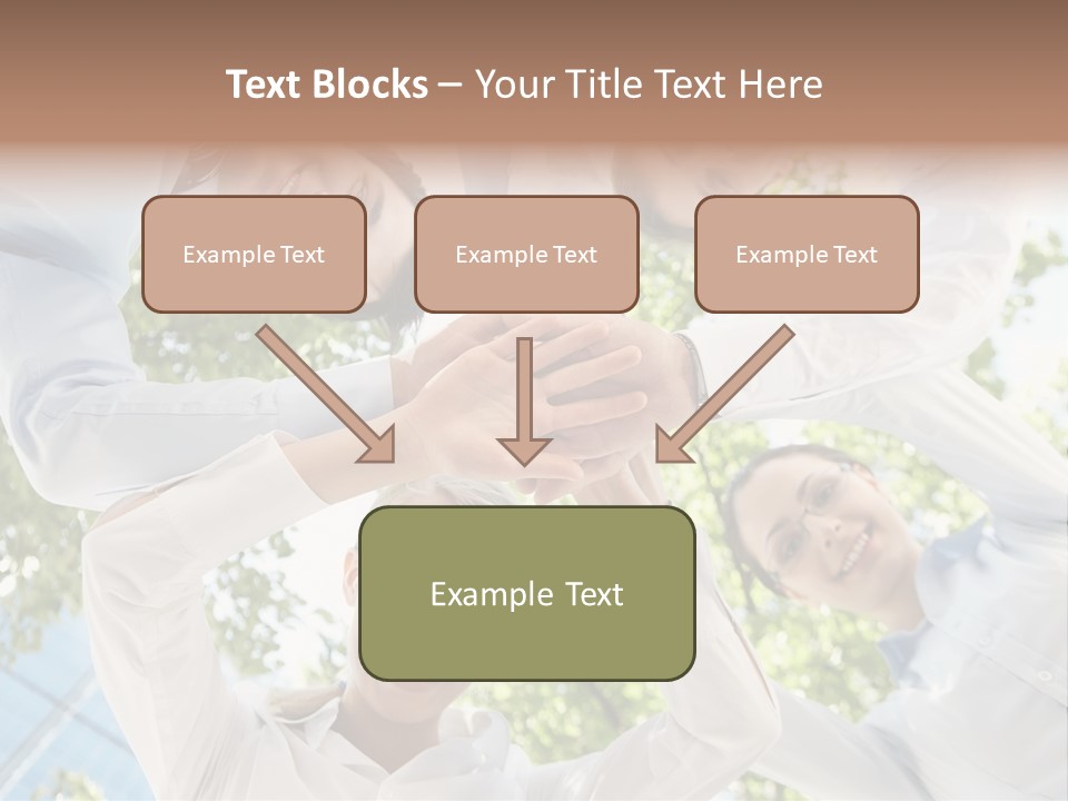 Businesspeople Unity Agree PowerPoint Template
