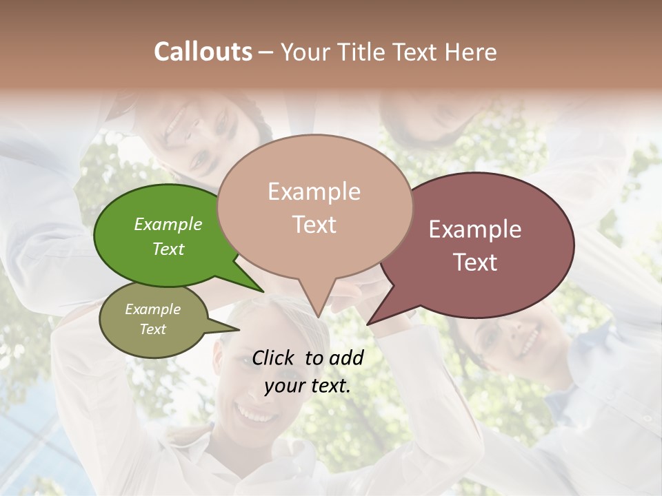 Businesspeople Unity Agree PowerPoint Template