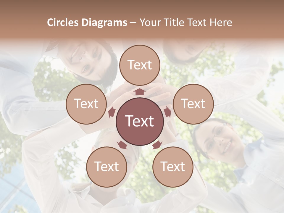 Businesspeople Unity Agree PowerPoint Template