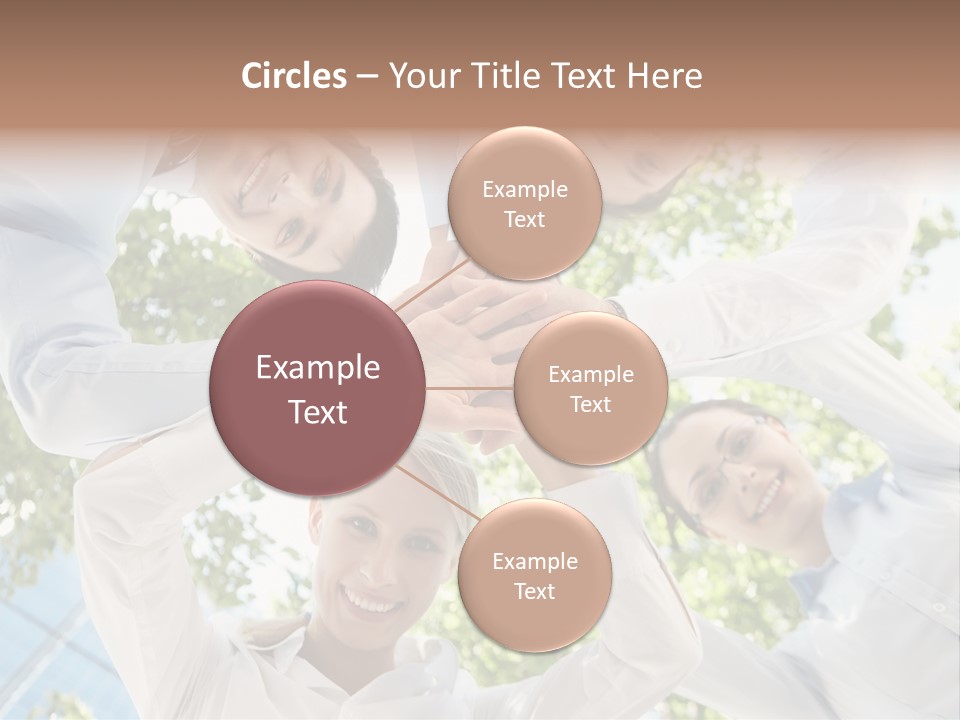 Businesspeople Unity Agree PowerPoint Template