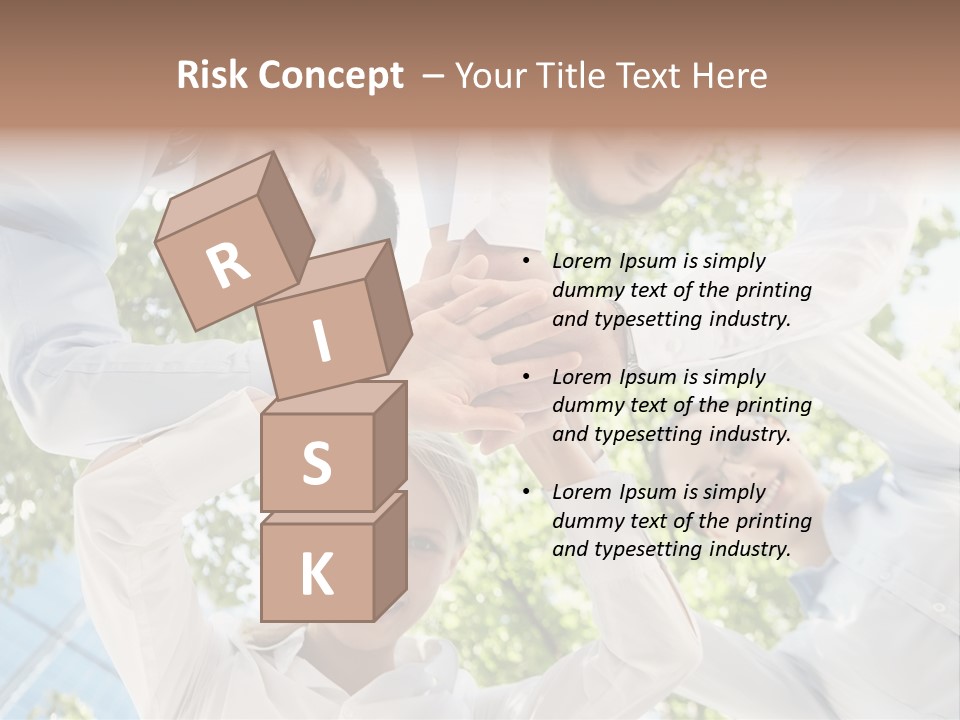 Businesspeople Unity Agree PowerPoint Template