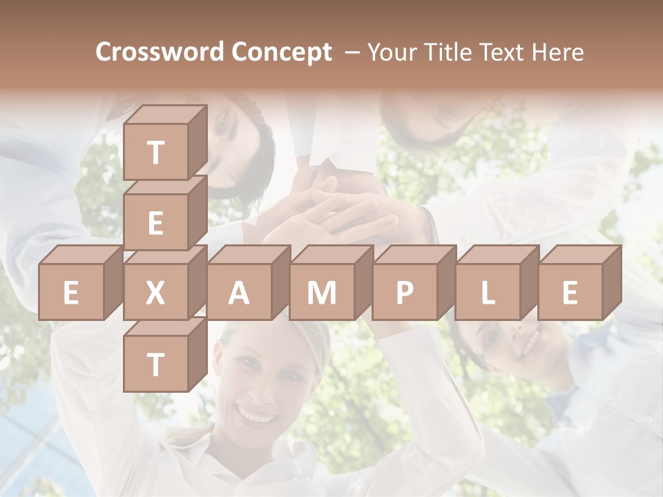 Businesspeople Unity Agree PowerPoint Template