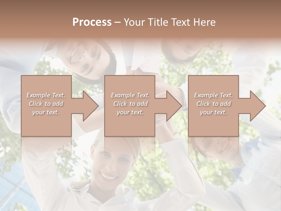 Businesspeople Unity Agree PowerPoint Template