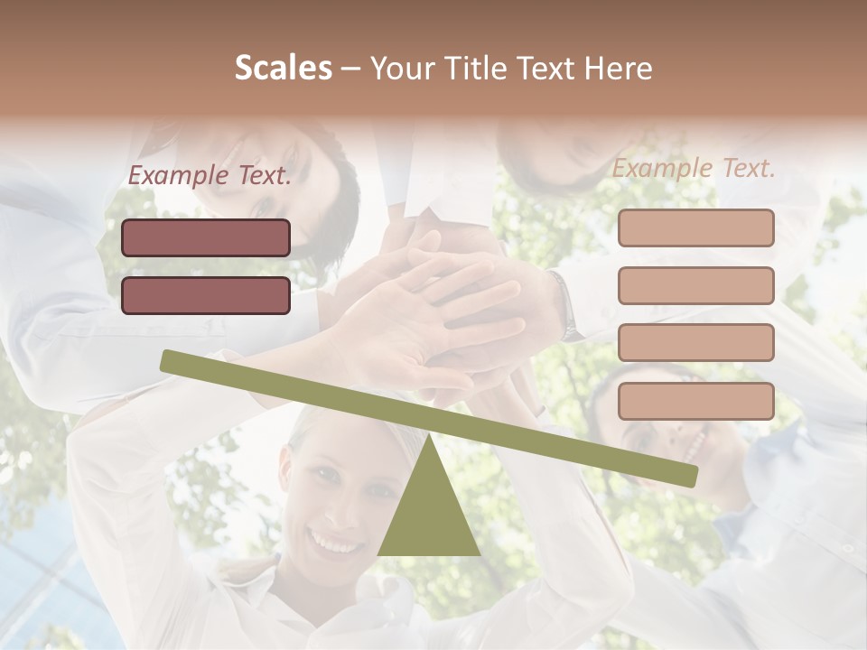 Businesspeople Unity Agree PowerPoint Template