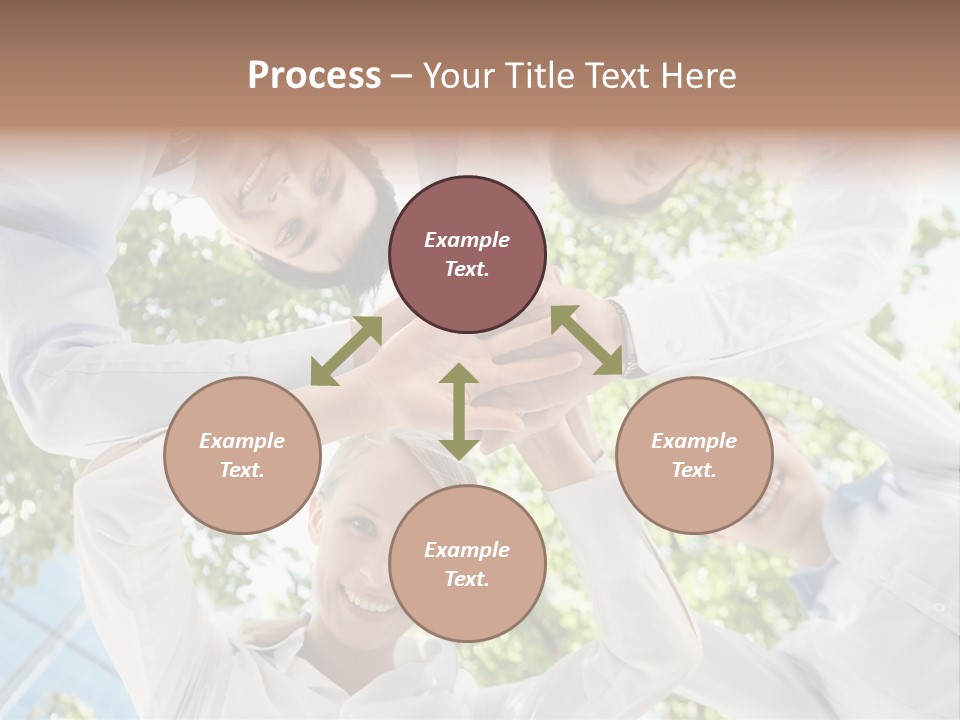 Businesspeople Unity Agree PowerPoint Template