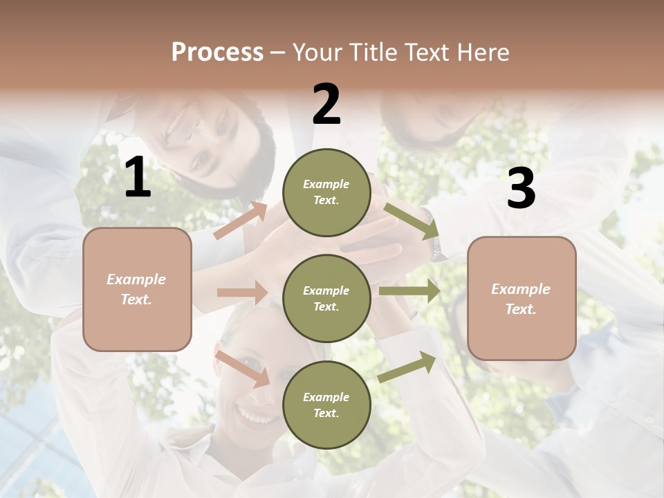 Businesspeople Unity Agree PowerPoint Template