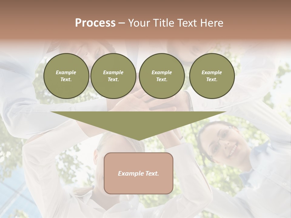 Businesspeople Unity Agree PowerPoint Template