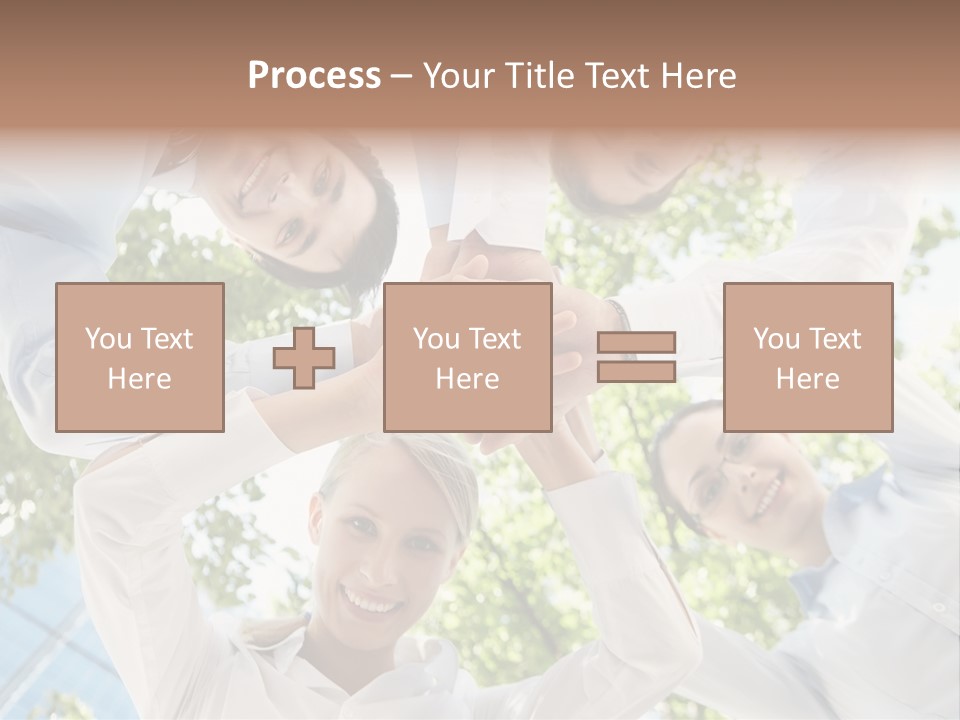 Businesspeople Unity Agree PowerPoint Template