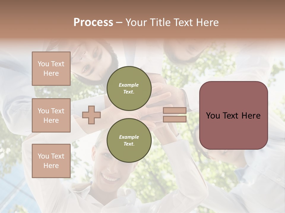 Businesspeople Unity Agree PowerPoint Template