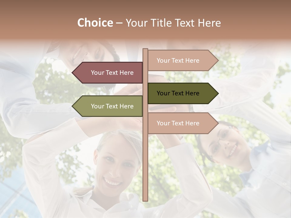 Businesspeople Unity Agree PowerPoint Template