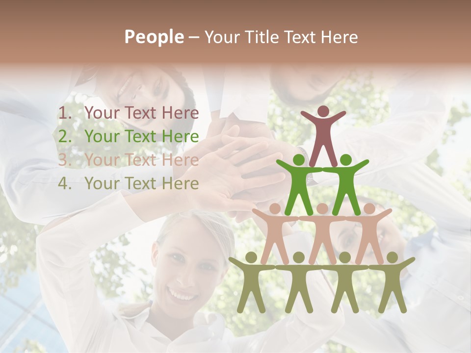 Businesspeople Unity Agree PowerPoint Template