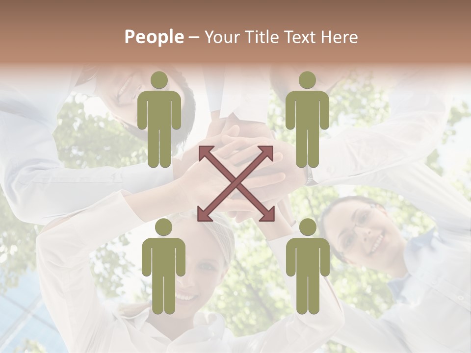 Businesspeople Unity Agree PowerPoint Template