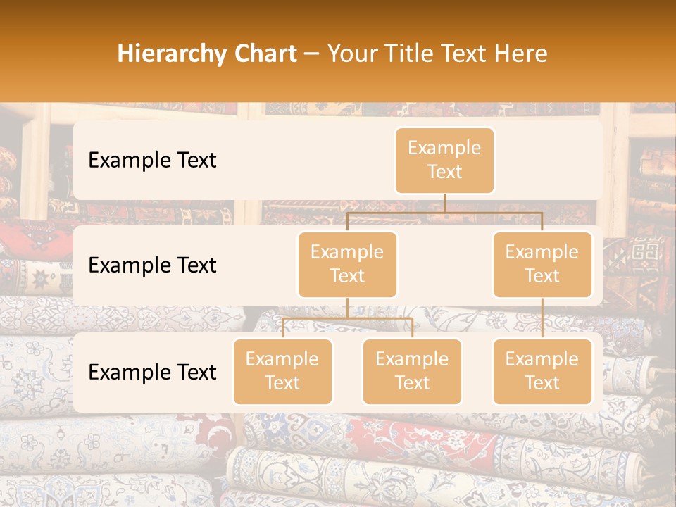 Tapestry Texture Flower PowerPoint Template