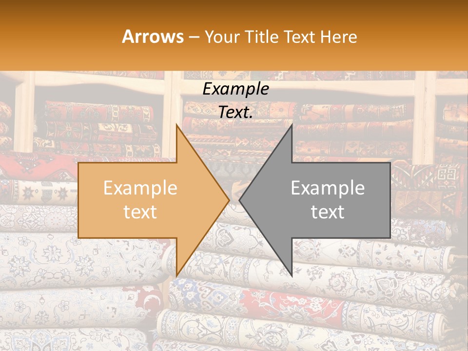 Tapestry Texture Flower PowerPoint Template