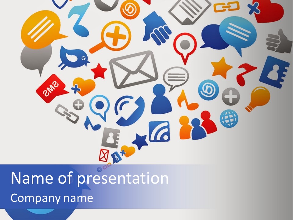 Display Like Telecommunication PowerPoint Template