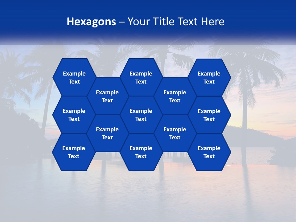 Ocean Beach Wallpaper PowerPoint Template