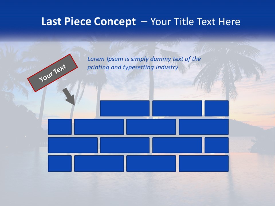 Ocean Beach Wallpaper PowerPoint Template