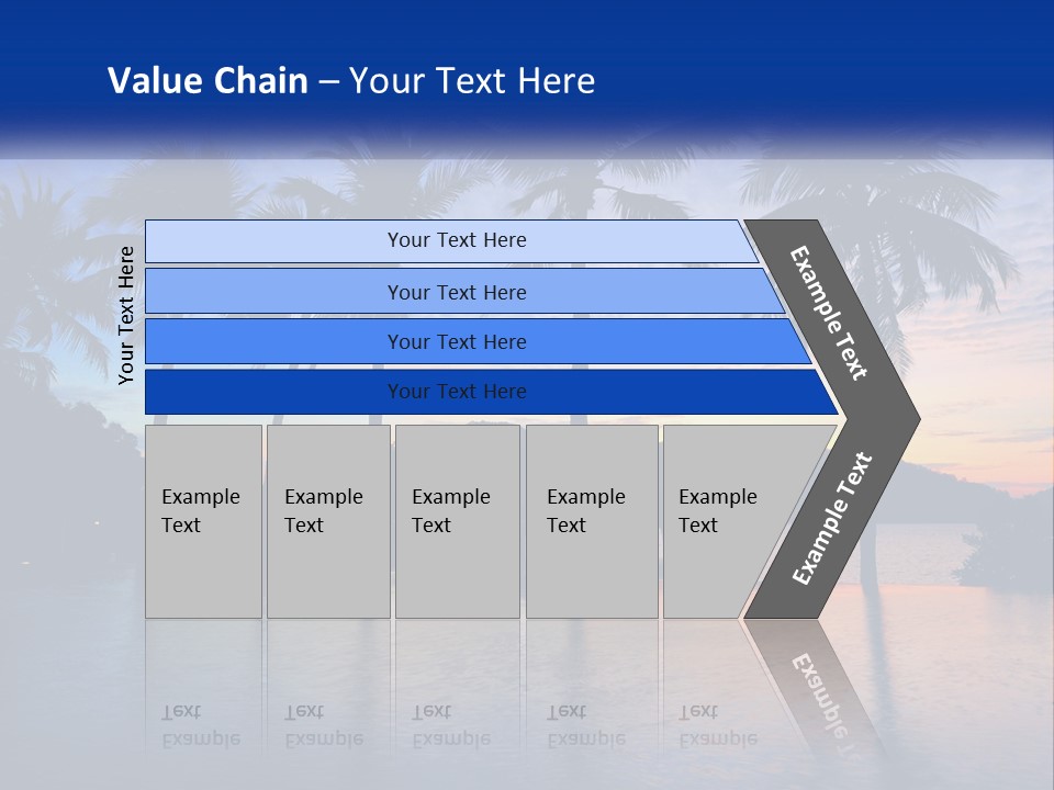 Ocean Beach Wallpaper PowerPoint Template