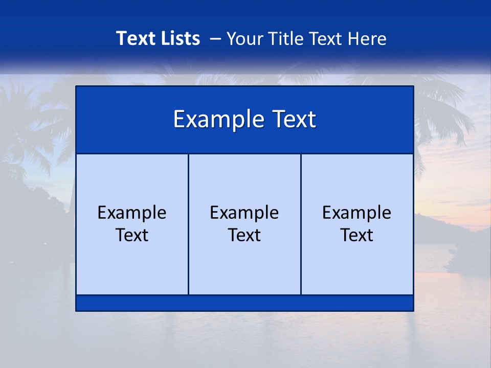 Ocean Beach Wallpaper PowerPoint Template