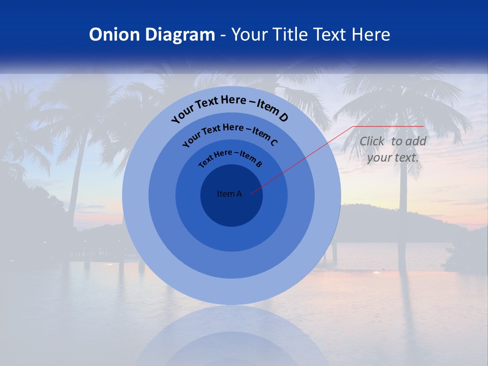 Ocean Beach Wallpaper PowerPoint Template