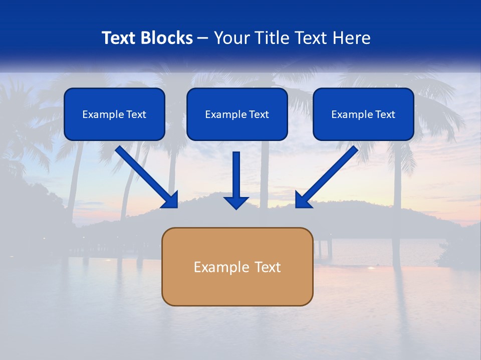 Ocean Beach Wallpaper PowerPoint Template